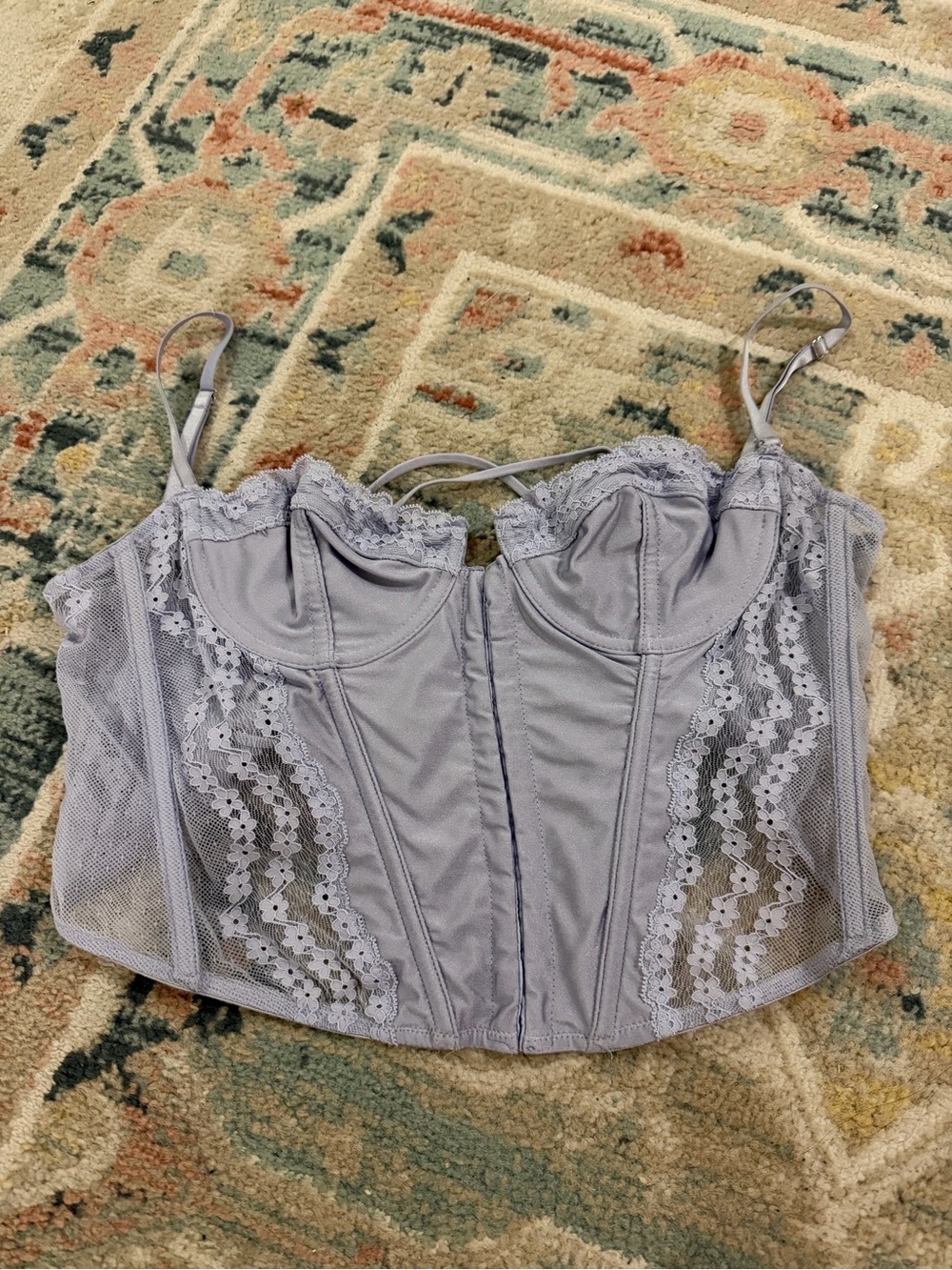Urban Outfitters Lavender Lace Bustier Camisole